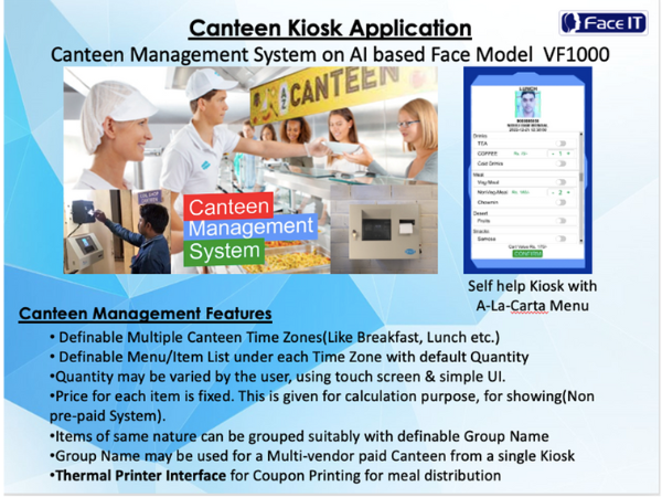 canteen Kiosk Application
